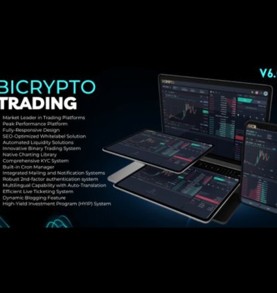 Bicrypto v6.3.0 – Crypto Exchange and Trading Script + All Addons