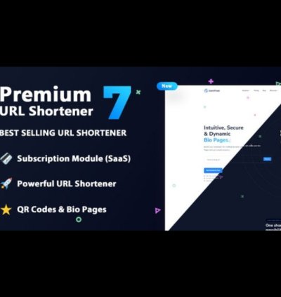 Premium URL Shortener v7.8.4 – Link Shortener, Bio Pages & QR Codes
